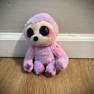 ty beanie boos Dreamy Purple Sloth plush Toy